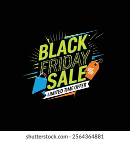 
Black Friday sale banner with red and black texture background with template
