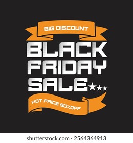 
Black Friday sale banner with red and black texture background with template
