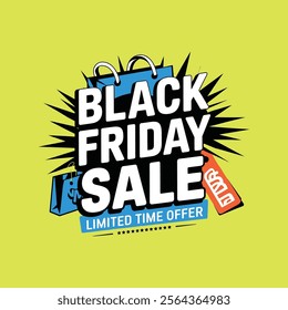 
Black Friday sale banner with red and black texture background with template
