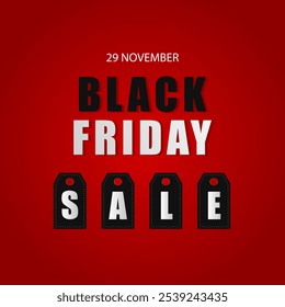 Black Friday Sale Banner. Sale,discount  poster with text place and labels. Vector sale background .Vector design