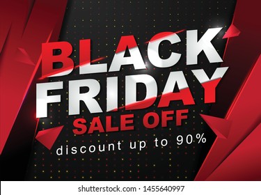 Black Friday Sale Banner . Social Media Banner Design Template