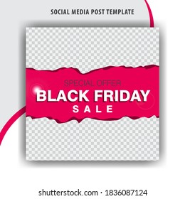 Black Friday Sale Banner For Social Media