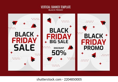 Black Friday sale banner. Social media vector illustration template for website and mobile website development, email and newsletter design, marketing material.