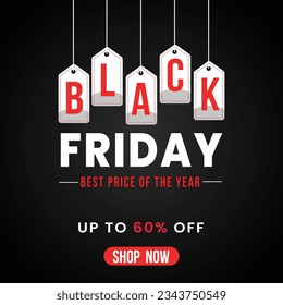 Black friday sale banner, Black friday Sale Social Media Post, Black sale background, Black friday sale template, Friday Offer Promotion Label, banner, Modern Design template