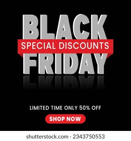 Black friday sale banner, Black friday Sale Social Media Post, Black sale background, Black friday sale template, Friday Offer Promotion Label, banner, Modern Design template