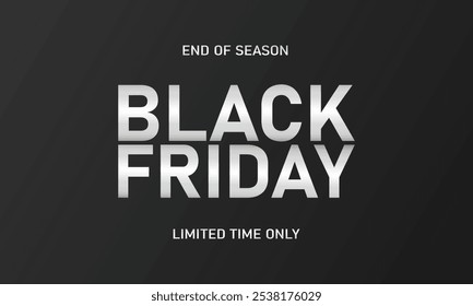 Black Friday Sale banner. Special discount offer design. Product discount festival banner design. Flat Vector Illustration.