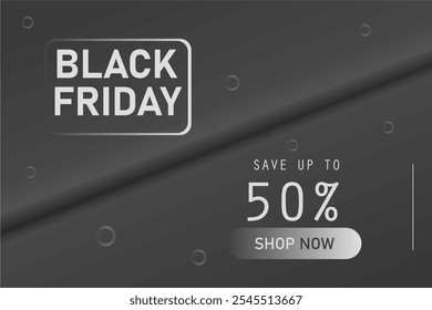 Banner de venda Black Friday, Bolha de fala exclusivo tempo limitado Oferta Web Banner, Comprar agora botão. Projeto de Venda Black Friday. Banner Da Tipografia Da Sexta-Feira Negra. Moderno Mínimo Abstrato Fundo.