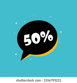 Black friday sale banner, sticker up to 50 percent off. modern design template, Sale banner, sale sticker template design. Black friday special offer. end of season special offer banner. vector eps
