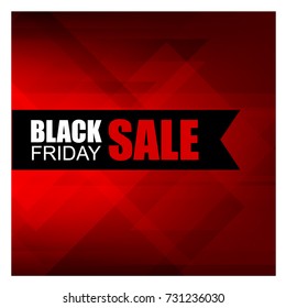 Black Friday Sale Banner. Stilvoller, schwarz-schwarzer mehrfarbiger Hintergrund. mit einem schwarzen Band und dem Text Black Friday Rabatte . Vektor-fertige Vorlage