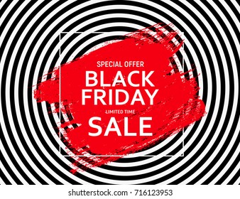 Black Friday Sale Banner TeBlack Friday Sale Banner Template. Vector Illustration EPS10mplate. Vector Illustration EPS10
