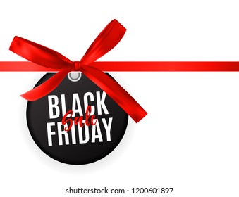 Black Friday Sale Banner Template. Vector Illustration EPS10