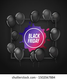 Black friday sale banner template
