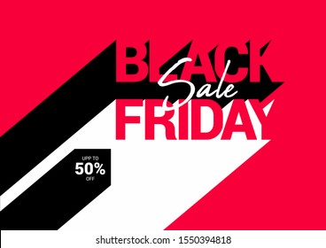 Black Friday Sale. Sale banner template