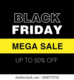 Black Friday Sale banner template