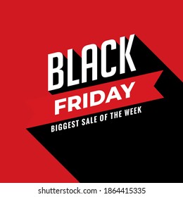 Black Friday sale banner template design