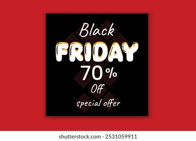 black friday sale banner template