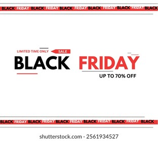 Black friday sale banner template background. Black friday special offer banner for social media or web banner. Super sale promotion for black friday sale
