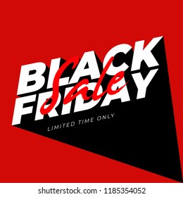 Black Friday Sale banner. vector