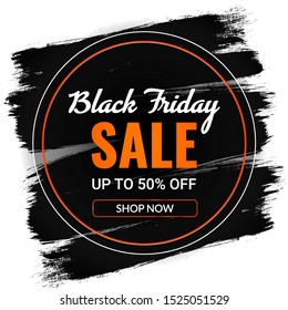 Black Friday Sale banner vector