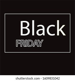 Black friday sale banner vector