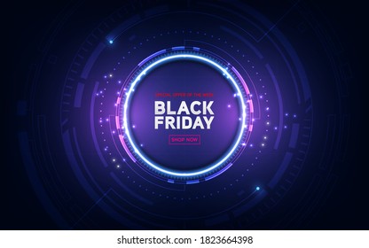 Black friday sale banner, vector Backgrounds.