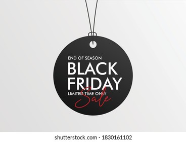 Black Friday Sale banner. Vector Illustration EPS 10.