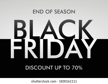 Black Friday Sale banner. Vector Illustration EPS 10.