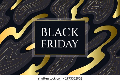 Black Friday sale banner. Vector illustration for website, email, posters and flyers.