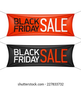 Black Friday Sale banner. Vector.