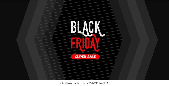 Black Friday sale. Banner , black vector background with free misc, copy space.
