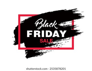 Black friday sale banner vector graphic design