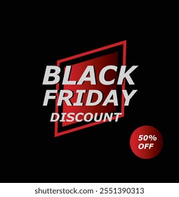 BLACK FRIDAY SALE BANNER. VECTOR. POST. STORY.