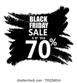Black friday sale banner vector