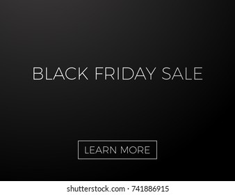 Black Friday sale banner. Vector design. Big sales