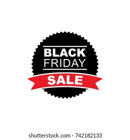 black friday sale banner vector illustration. editable. flat color.