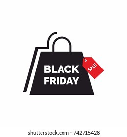 Black friday sale banner vector illustration