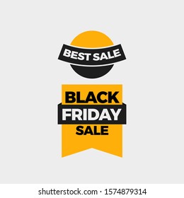 Black friday sale, best offer, and new arrival design label element. Label sticker design for sale promotion ads