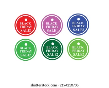Black Friday sale business sticker