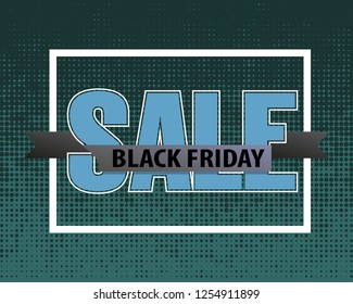 Black Friday Sale calligraphy banner. Written letter Black Friday Sale poster. Advertising Design illustration. Flat ribbon Black Friday Sale lettering banner. Seasonal holidays discounts promo offer