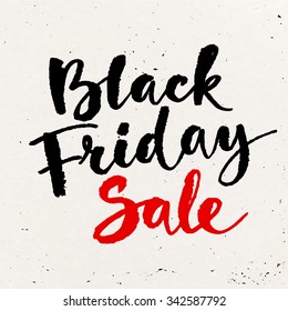 Black Friday Sale calligraphy. Calligraphic banner. Sale promotional poster. 