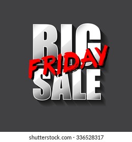 Black Friday Sale Card or Banner. 
PERFECT FOR: Branding, Greeting Cards, 
Stationery Design, Invitations, T-shirts, 
Packaging Posters, Typographic Design.