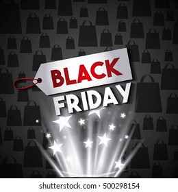 black friday sale commerce vector illustration design