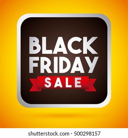 black friday sale commerce vector illustration design
