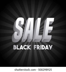 black friday sale commerce vector illustration design
