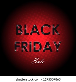 Black friday sale concept vector design illustration