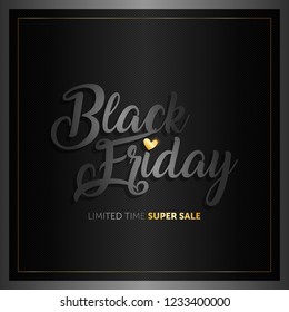 black friday sale concept vector illustration