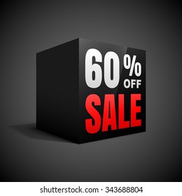 Black friday sale black cube 60 percent discount.