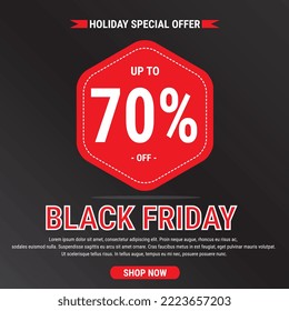 Black friday sale. Black Friday is the day following Thanksgiving Day in the United States Since 1952. Eps10 Vector
