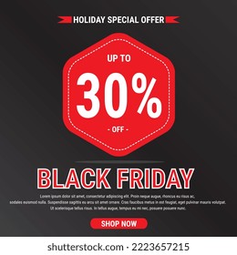 Black friday sale. Black Friday is the day following Thanksgiving Day in the United States Since 1952. Eps10 Vector