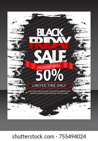Black friday sale (Black Friday is the day following Thanksgiving Day in the United States Since 1952)